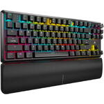 Tastatura Corsair mecanica gaming Corsair K70 Core TKL, MLX Red v2 Linear Switches, slipstream wireless - Bluetooth®, amortizare a sunetului, RGB
