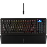 Tastatura Corsair gaming mecanica Corsair Vanguard – 96% layout, LCD screen, Elgato Virtual Stream Deck, 8kHz hyper-polling – MLX switches