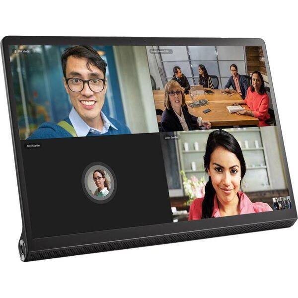 Tableta Lenovo Yoga Tab 13, 13 inch Multi-touch, Snapdragon 870 5G 3.2 GHz Octa-Core, 8GB RAM, 128GB flash, HDMI-In, Wi-Fi, Bluetooth, Android 11, Shadows Black