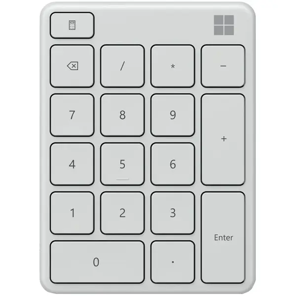 Tastatura Microsoft 23O-00025, numerica, alb