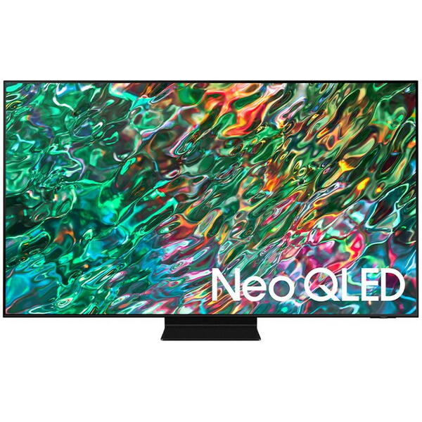 Televizor Samsung NEO QLED QE65QN90BA, 163 cm, Procesor Neo Quantum 4K, SMART, 4K Ultra HD, Negru