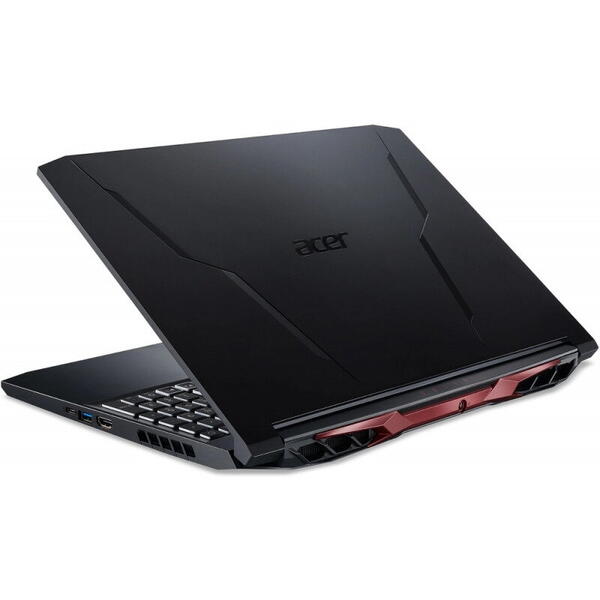 Laptop Acer Gaming  Nitro 5 AN515-45, 15.6 inch, Full HD IPS 144Hz, Procesor AMD Ryzen 7 5800H, 16GB DDR4, 1TB SSD, GeForce RTX 3060 6GB, Win 11 Home, Black