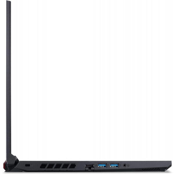 Laptop Acer Gaming Nitro 5 AN515-45, 15.6 inch, Full HD IPS 144Hz, Procesor AMD Ryzen 7 5800H, 16GB DDR4, 512GB SSD, GeForce RTX 3070 8GB, Win 11 Home, Black