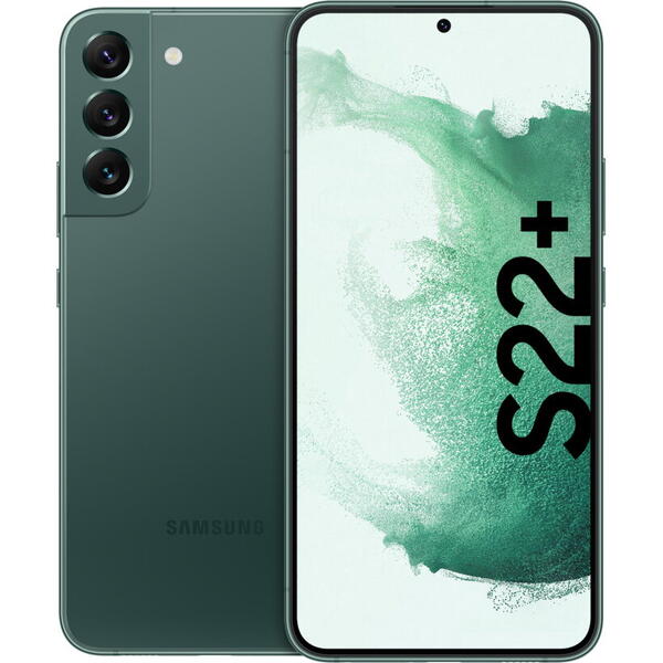 Telefon mobil Samsung Galaxy S22 Plus, Dual SIM, 256GB, 8GB RAM, 5G, Verde