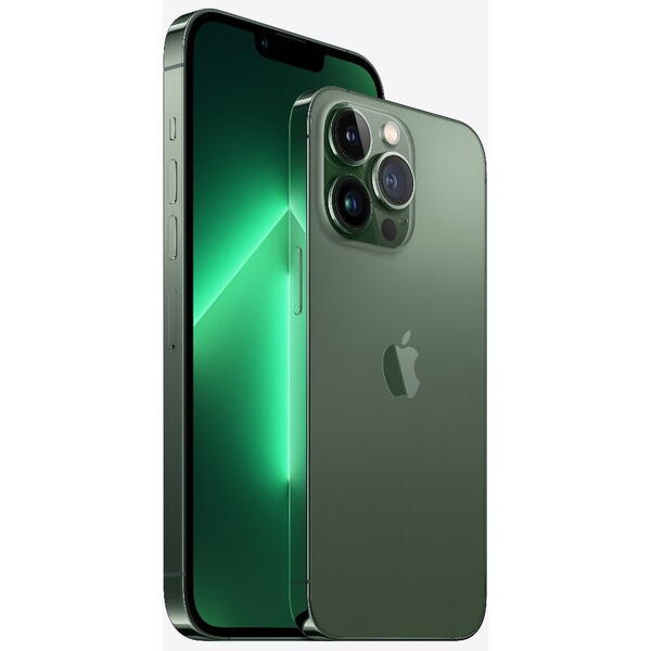 Telefon mobil Apple iPhone 13 Pro Max, 128GB, 5G, Alpine Green