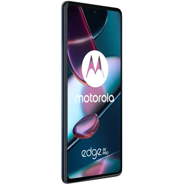 Telefon mobil Motorola Edge 30 Pro, OLED, Snapdragon 8 Gen 1, 256GB, 12GB RAM, 5G, Cosmos Blue