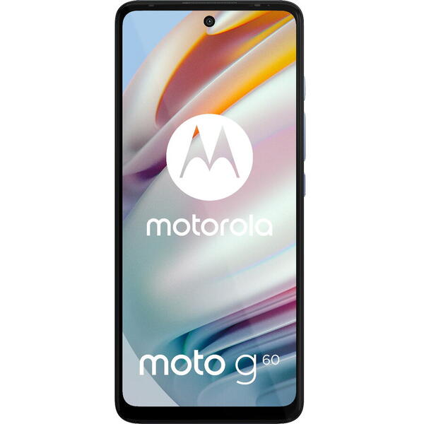 Telefon mobil Motorola Moto G60, Dual SIM, 128GB, 6GB RAM, 6000 mAh, Dynamic Grey