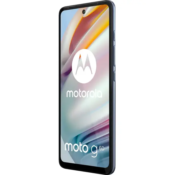 Telefon mobil Motorola Moto G60, Dual SIM, 128GB, 6GB RAM, 6000 mAh, Dynamic Grey
