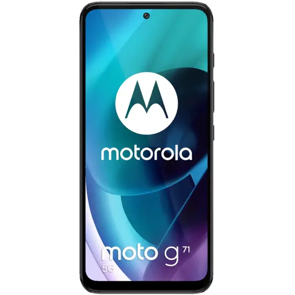 Telefon mobil Motorola Moto G71, Dual SIM, 128GB, 6GB RAM, 5G, Iron Black