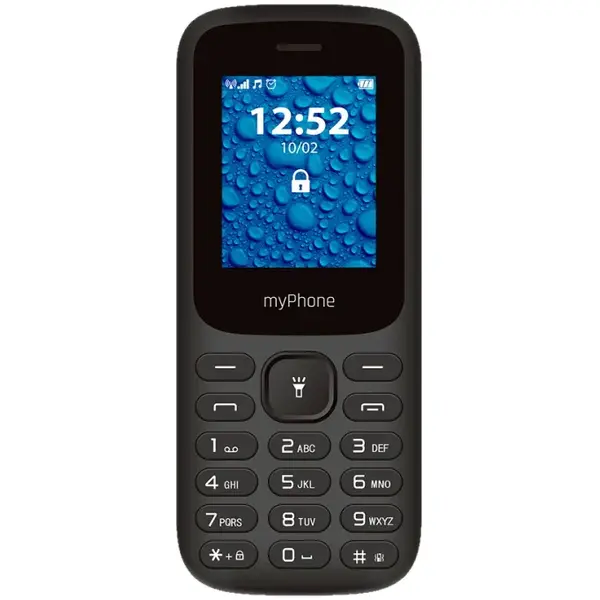 Telefon mobil myPhone 2220, Dual SIM, 2G, 1.77", 600mAh, Black