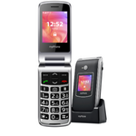 Telefon mobil myPhone Rumba 2, Single SIM, 2G, 2.4"+1.44", 0.3MP, 800mAh, Clamshell - Flip phone, Black/Silver