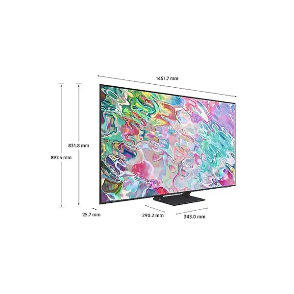 Televizor Samsung QLED 65Q70B, 163 cm, Smart, 4K Ultra HD, Clasa F