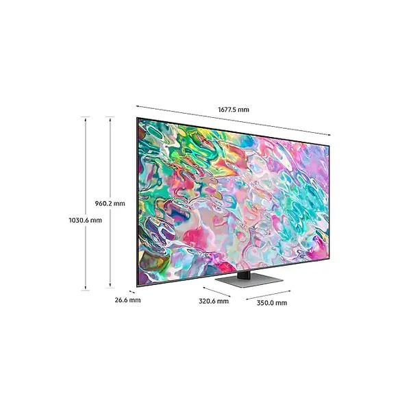 Televizor Samsung QLED 75Q77B, 189 cm, Smart, 4K Ultra HD, Clasa E