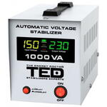  TED Electric Stabilizator retea maxim 1000VA-AVR LCD 2 iesiri schuko TED000040 (1/8)