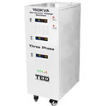  TED Electric Stabilizator trifazat 242V-520V 106KW cu ServoMotor si sinusoidala pura + ecran LCD cu valorile tensiunii, TED Electric TED003591