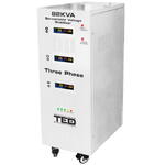  TED Electric Stabilizator trifazat 242V-520V 64KW cu ServoMotor si sinusoidala pura + ecran LCD cu valorile tensiunii, TED Electric TED000224
