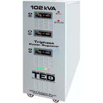  TED Electric Stabilizator trifazat 242V-520V 70KW cu ServoMotor si sinusoidala pura + ecran LCD cu valorile tensiunii, TED Electric TED000064