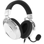 Casti HATOR gaming cu fir Hator Hypergang 3, material membrana compozit, frecventa raspuns 10Hz-44kHz, impendanta 32Ω, putere maxima 30mW, microfon detasabil unidirectional, alb