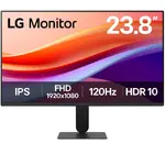 Monitor LG LED LG 24U41YA-B, 23.8", Full HD (1920 x 1080), IPS, 120Hz, 5ms, AMD FreeSync™, Reader Mode, Flicker Safe, Super Resolution+, Dynamic Action Sync, Crosshair, HDMI, DisplayPort, VESA, Negru