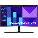 Monitor Samsung curbat LED VA Samsung Essential S39GD 27", FHD (1920 x 1080), 100 Hz, 4ms, interfata HDMI/D-Sub, mod Eye Saver & Flicker Free, VESA, Negru