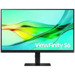 Monitor Samsung LED IPS Samsung ViewFinity, 27", QHD (2560 x 1440), 5ms, 100Hz, HDR10, Flicker Free, Daisy Chain,HDMI, Display Port, USB-C, Pivot, Negru