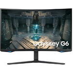 Monitor Samsung gaming LED VA curbat Samsung 32", QHD, Display Port, 1ms, 240Hz, Vesa, FreeSync Premium Pro, Vesa, Negru