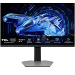 Monitor TCL Gaming QD-Mini LED TCL 27G64, 27", QHD (2560x1440), 180Hz, 1ms GTG, AMD FreeSync™ Premium, G-Sync™ Compatible, HDR600, 2x HDMI, Display Port, Jack, Pivot, negru/gri