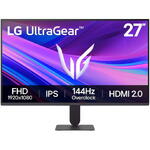 Monitor LG Gaming LG UltraGear™ G4, 27'', Full HD, IPS, 120Hz/144Hz OC. 1ms MBR, HDMI