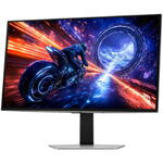 Monitor Samsung Gaming Samsung Odyssey OLED G6, 27", QHD (2560x1440), 500Hz, 0.03ms GtG, VESA DisplayHDR True Black 500, HDR10+ Gaming, FreeSync Premium Pro, Compatibil G-Sync, Virtual AIM Point, HDMI, DisplayPort, USB, Pivot, Argintiu