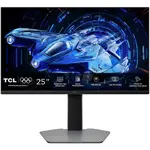Monitor TCL Gaming QD-Mini LED TCL 25G64, 25", Full HD (1920x1080), 300Hz, 1ms, AMD FreeSync™ Premium, G-Sync Compatible, HDR600, 2x HDMI, Display Port, Jack, Pivot, negru/gri