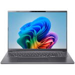 Laptop Acer Acer Aspire 16 AI OLED cu procesor AMD Ryzen™ AI 5 330 pana la 4.50 GHz, 16", WUXGA OLED, 16GB LPDDR5X, 512GB SSD, AMD Radeon™ 820M, No OS, Steel Gray
