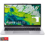 Laptop Acer Acer Aspire Lite 15 AL15-41P-R7LQ cu procesor AMD Ryzen™ 3 5300U pana la 3.80 GHz, 15,6" , Full HD, IPS 16GB DDR4 RAM, 512GB SSD, AMD Radeon™ Graphics, No OS, Light Silver