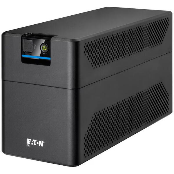UPS Eaton 5E1200UD, Gen2 USB DIN, 1200 VA/660W, Line-Interactive, intrare Schuko, 4 iesiri DIN, port USB, AVR (reglare automata tensiune), 140-300V intrare, 195-257V iesire, eficienta 95%, baterie sigilata plumb acid, pornire la rece, 8.37kg