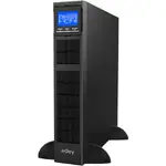 UPS nJoy nJoy Balder 3000, 3000VA/ 3000W, On-line, LCD Display, Montare Rack/Tower, 8 Prize IEC 13 1x IEC C19, Dubla conversie