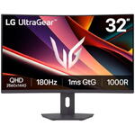 Monitor LG Gaming Curbat LG UltraGear™, 31.5", QHD (2560x1440), VA, 180Hz, 1ms (GtG), HDR10, AMD FreeSync™, VESA Adaptive Sync, OnScreen Control (LG Screen Manager), HDMI, DisplayPort, Negru