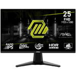 Monitor MSI Gaming MSI MAG 255F E20, 24.5'' , IPS, Full HD, 200Hz, 1ms, 2xHDMI2.0 DP