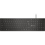 Tastatura Natec Natec Herring Slim, membrana, lungime cablu 150cm, 105 taste, layout ANSI-ISO, negru
