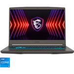 Laptop MSI Gaming MSI Thin 15 B13VE cu procesor Intel® Core™ i5-13420H pana la 4.6GHz, 15.6'', IPS, Full HD, 144Hz, 16GB DDR4 RAM, 512GB SSD, NVIDIA® GeForce RTX™ 4050 6GB GDDR6, No OS, Cosmos Gray