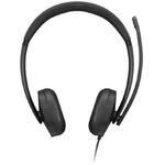 Casti Lenovo PC Lenovo Wired VoIP Headset 5000, USB-C, adaptor USB-A, reducere zgomot, multicolor